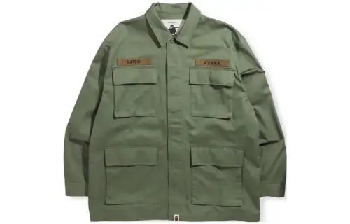 Bape Relaxed Fit Military Shirt