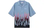 KENZO Shirts Men's Dark Blue Lapel Moderate Other