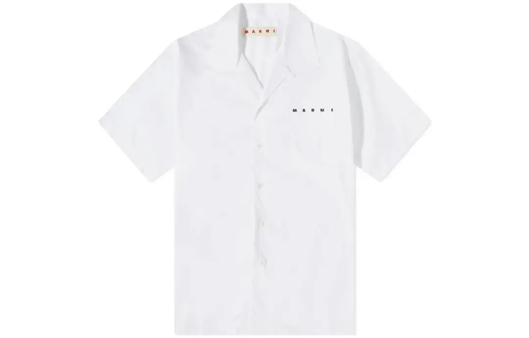MARNI Chest Patch Pocket Short Sleeved Shirt