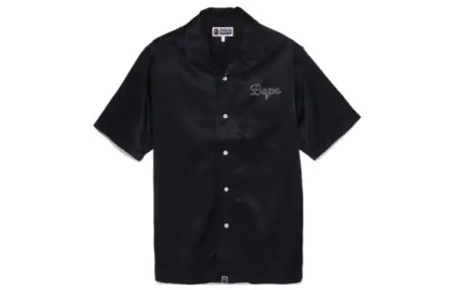 A BATHING APE Shirts Men's Lapel Moderate Shirt