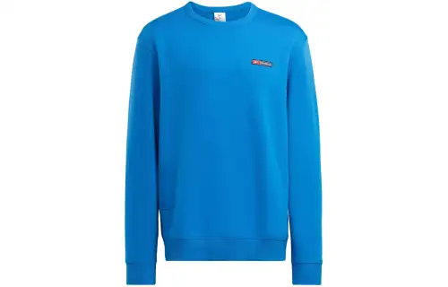 Reebok Sweatshirts Men's Blue Crew Neck Moderate Regular