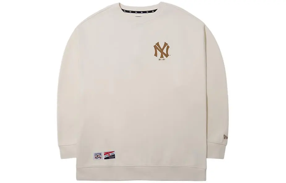 New Era SS24 American Sweatshirt Unisex Ivory White