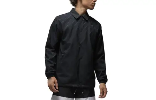 Jordan Shirts Men's Black Lapel Moderate Other