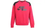 Nike Sweatshirts Men's Red Crew Neck Moderate Regular