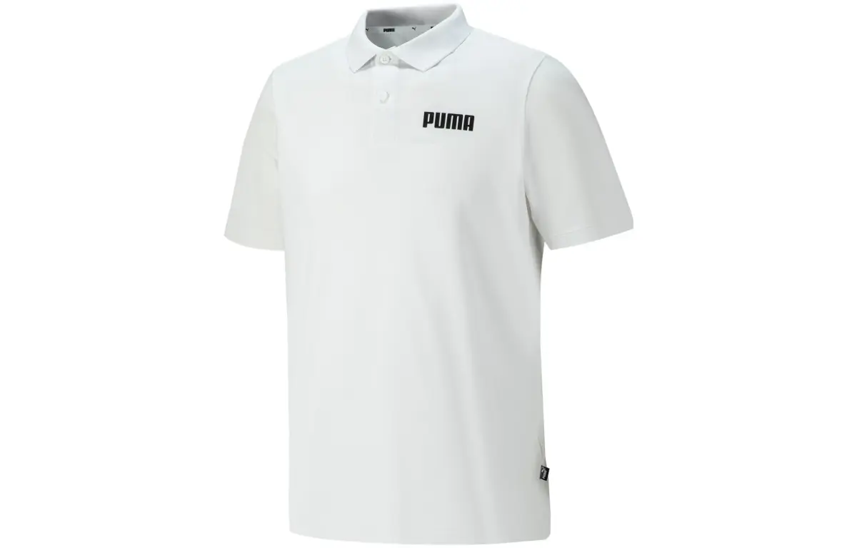 PUMA ESS Polo Shirts Men's White Moderate
