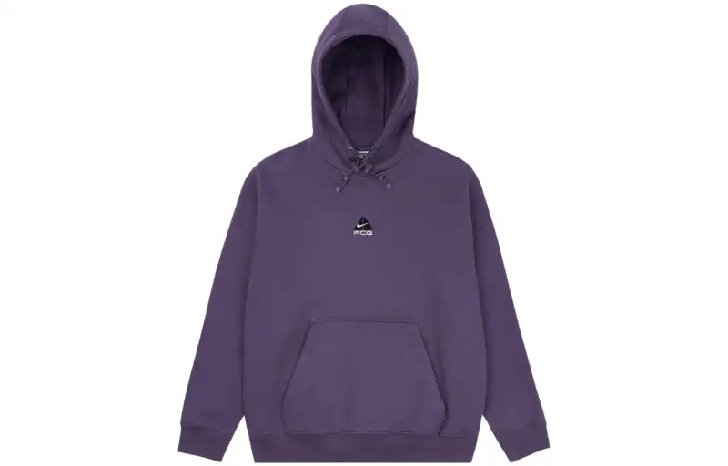 Nike Sweatshirts Men's Purple Hooded Moderate Regular