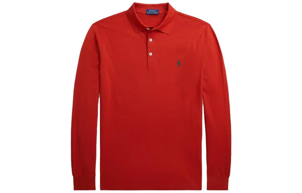 Polo Ralph Lauren FW23 Polo Shirt Custom Slim Fit Men's Orange