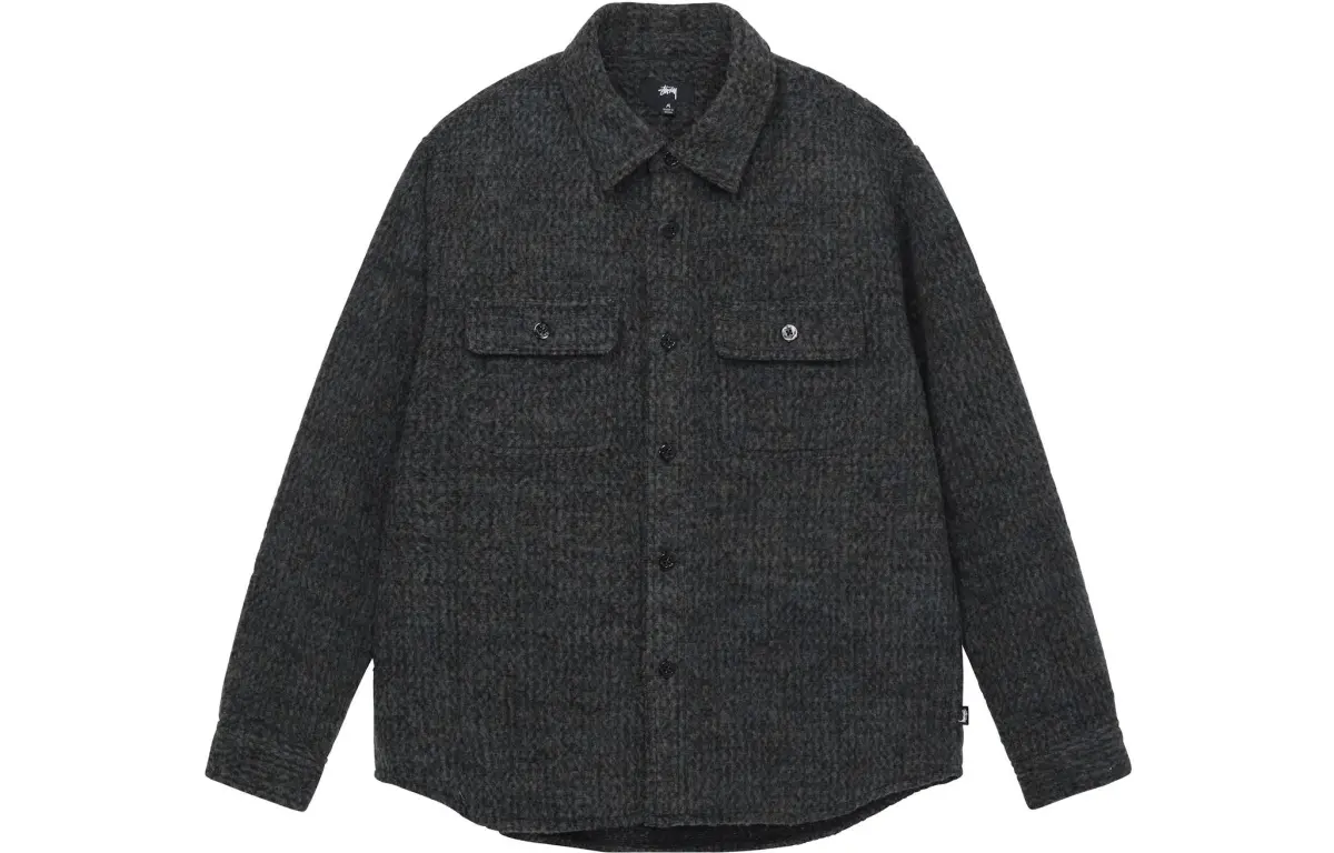 Stussy Speckled Wool Cpo Shirt