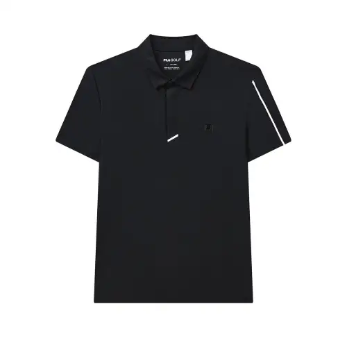 FILA Golf Polo Shirt Men's Pitch Black