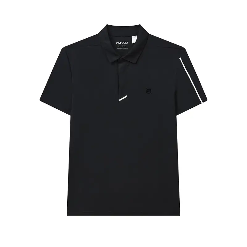 FILA Golf Polo Shirt Men's Pitch Black
