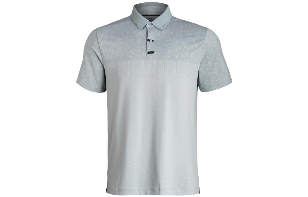 Under Armour Tour Polo Shirts Men's Blue Polo Collar Moderate Straight Fit