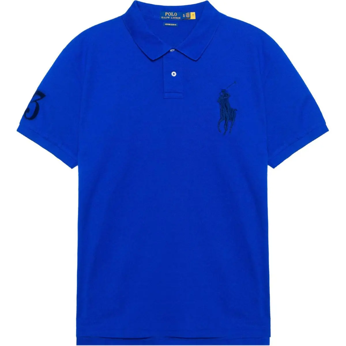 Polo Ralph Lauren Big Pony Polo Shirt Custom Slim Fit Men's Blue