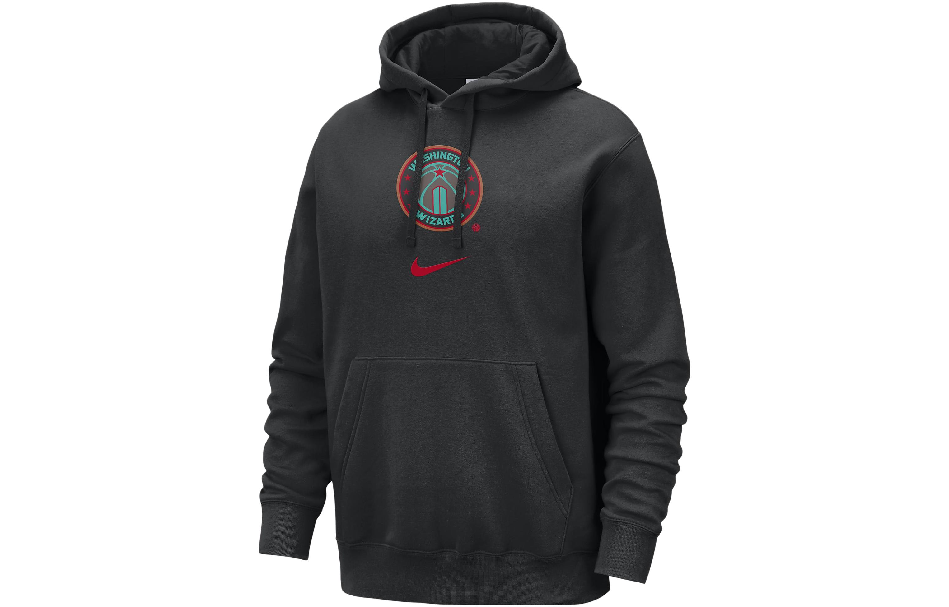 Nike Washington Wizards Club Fleece City Edition Sweatshirt City Edition, Washington Wizards Men's Black