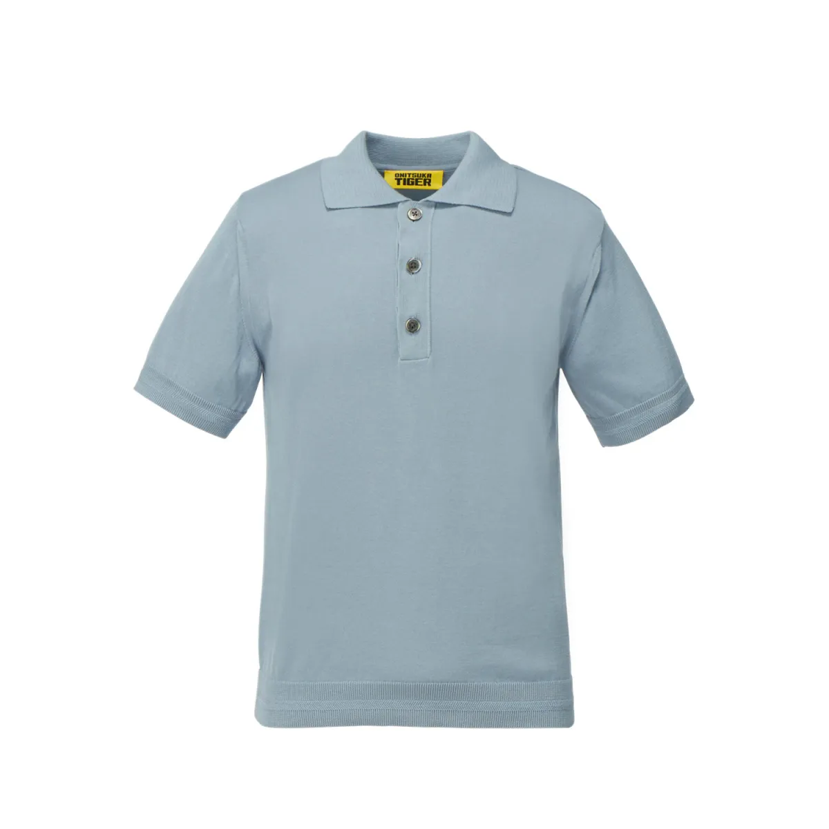 Onitsuka Tiger SS25 KNIT Polo Shirt Men's Blue