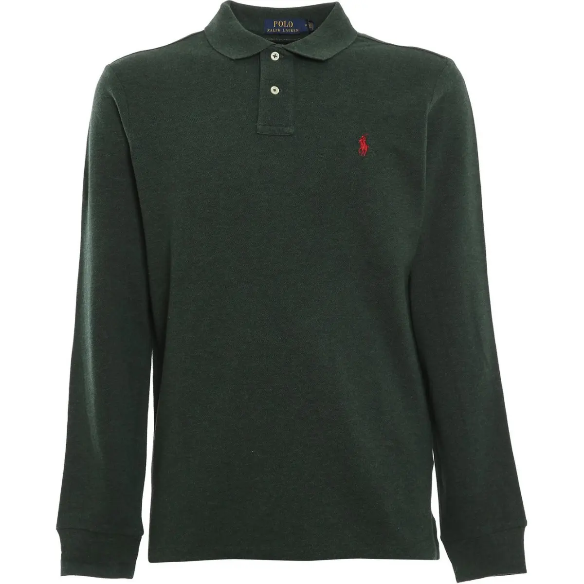 Polo Ralph Lauren Polo Shirt Custom Slim Fit Men's Dark Green