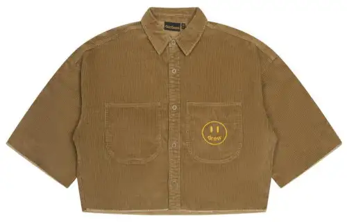 Drew House Corduroy Cropped S/s Shirt