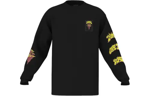 Vans Sweatshirts Men's Black Crew Neck Moderate Other