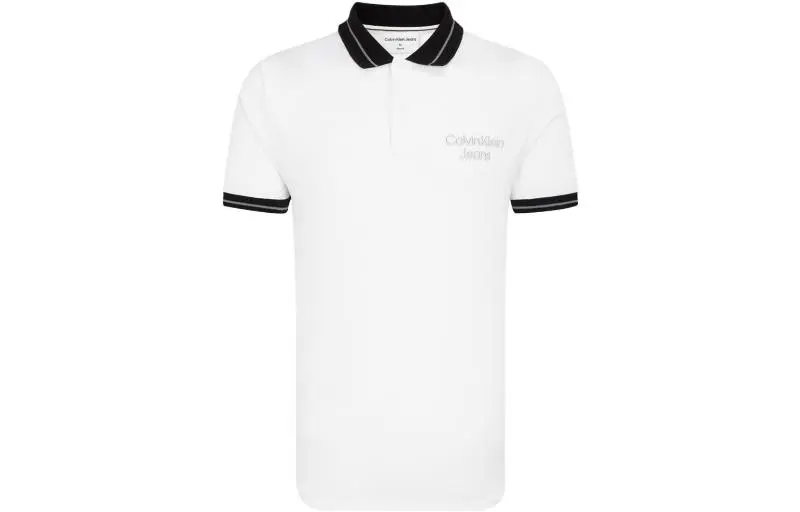 CALVIN KLEIN Polo Shirt Men's White