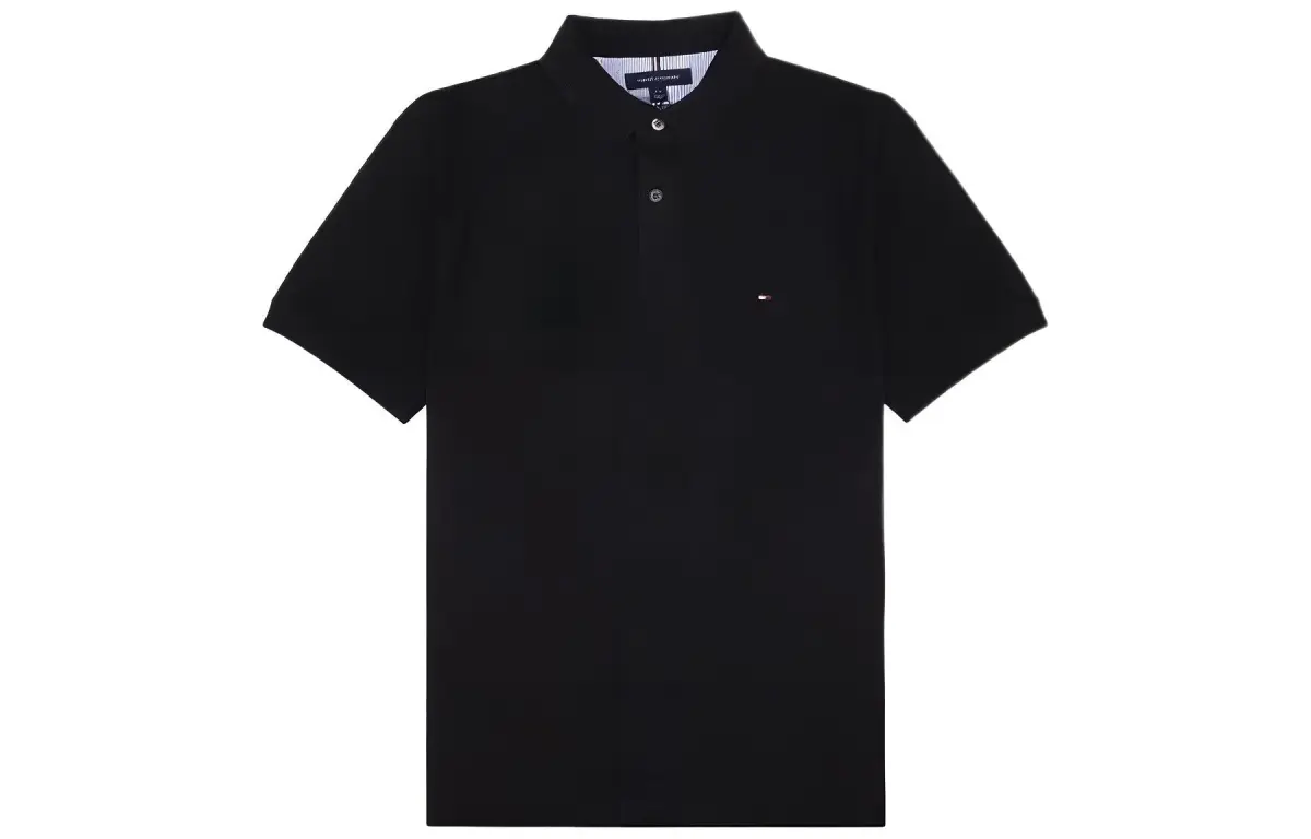 Tommy Hilfiger Polo Shirt Men's Black