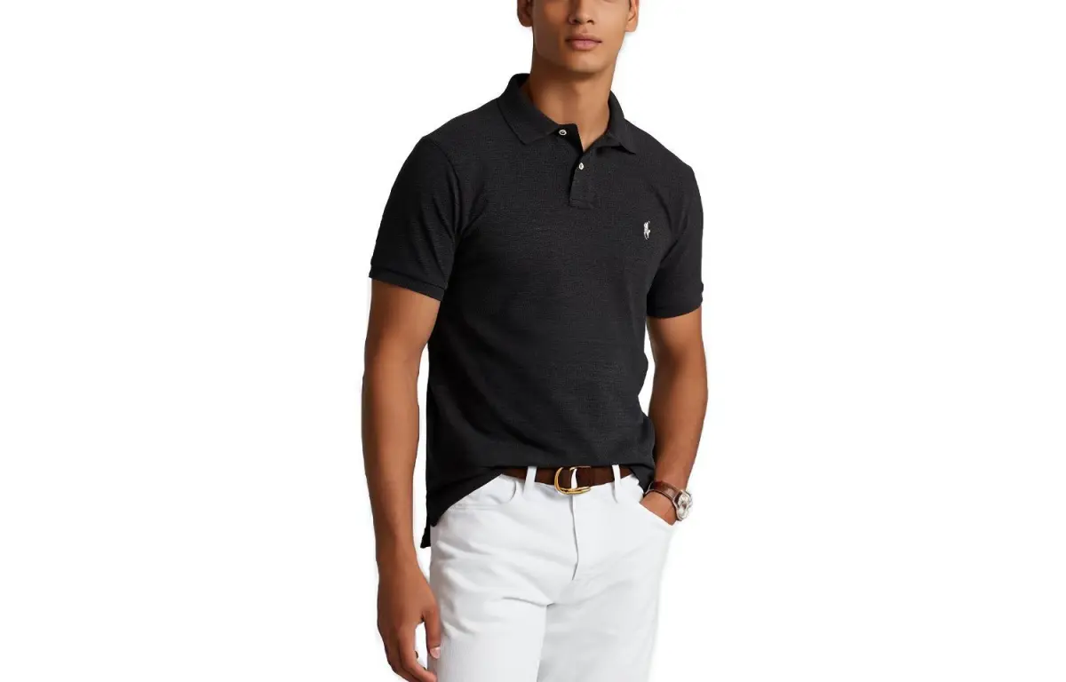 Polo Ralph Lauren SS23 Polo Shirt Men's Gray Black