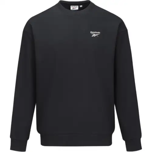 Reebok Sweatshirts Unisex Black Crew Neck Moderate