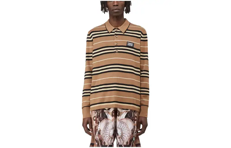 Burberry Polo Shirt Men's Yellow