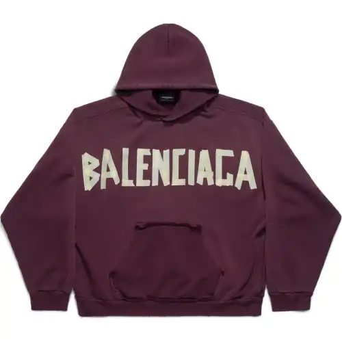 Balenciaga Sweatshirt Men's Dark Red