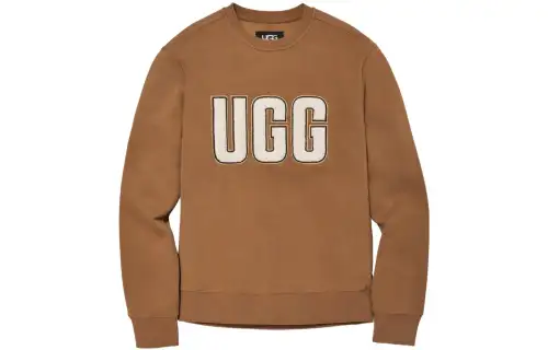 UGG Sweatshirts Men's Brown Crew Neck Moderate Regular