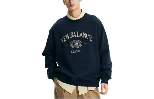 New Balance Sweatshirt Unisex Marine Blue