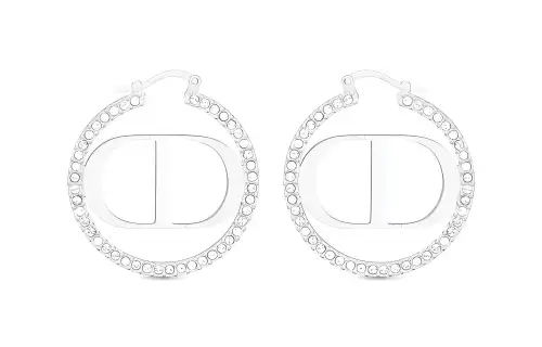 DIOR Earrings Women's Silver