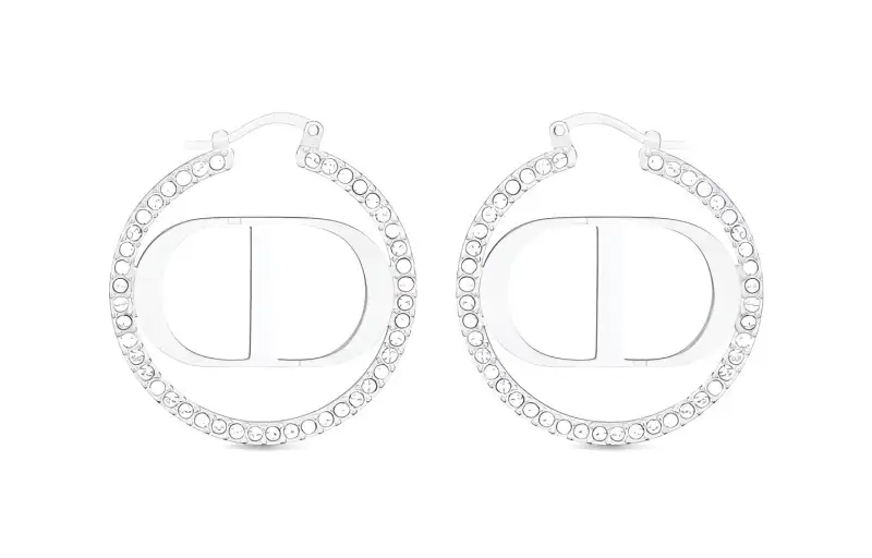 DIOR Earrings Women's Silver