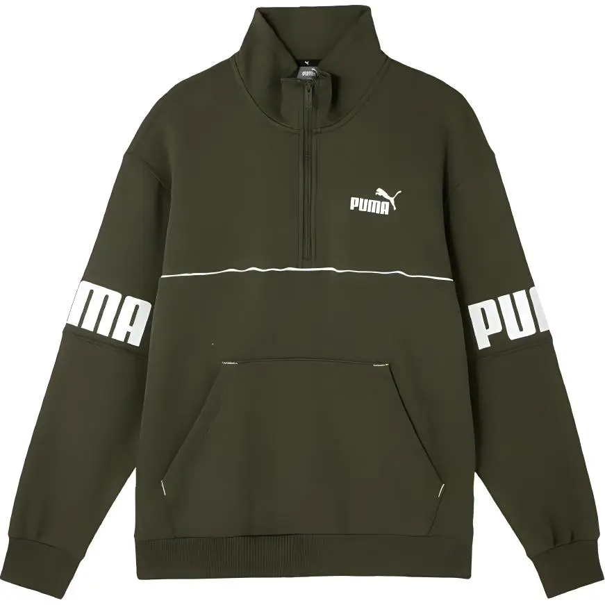 PUMA Power Colorblock Half Zip TR Sweatshirt Men's Jasper
