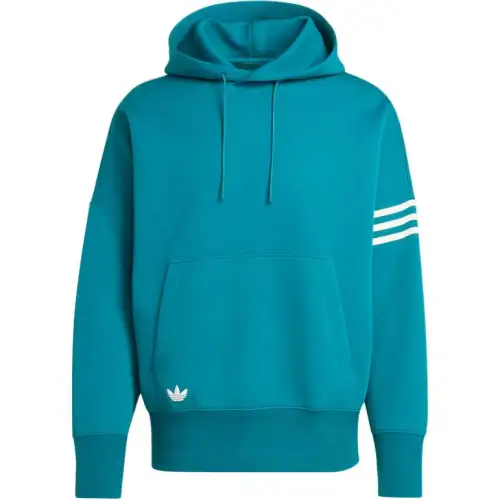 Adidas 3 Stripe Sleeve Hoodie