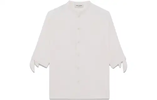 SAINT LAURENT SS23 Shirt Men's Ecru
