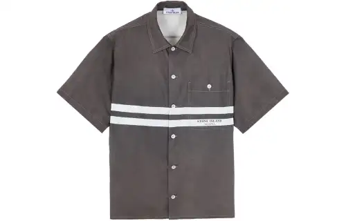 STONE ISLAND SS24 MARINA Collection Shirt Men's Gray