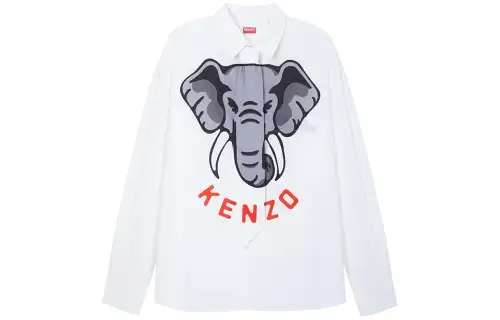 KENZO Elephant Printed T Shirt