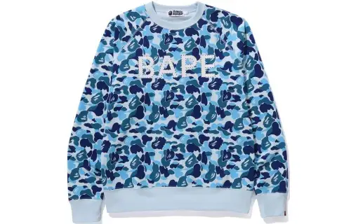 Bape Abc Camo Crystal Stone Crewneck