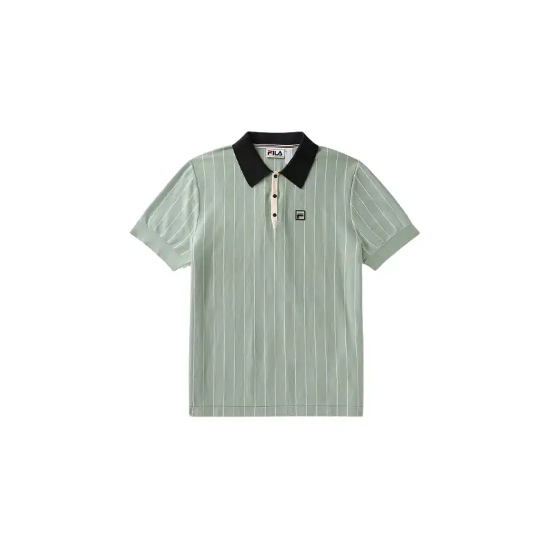 FILA BB1 Polo Shirt Men's Iceberg Green/Black/Whitecap Gray