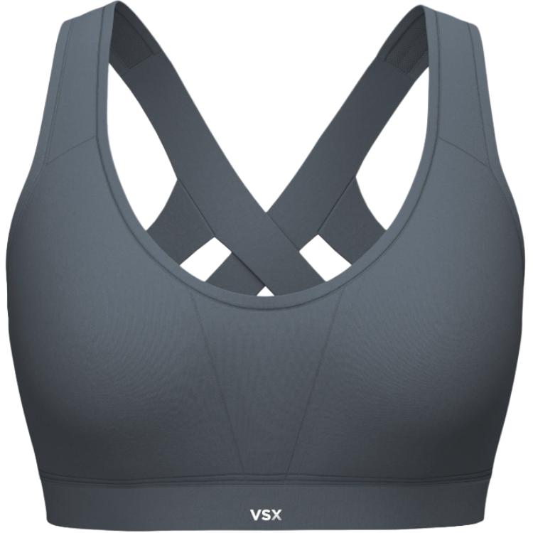 Женская футболка Victoria's Secret (сине-серая)