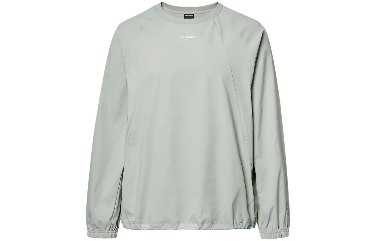 SALOMON UNI RACE FLAG PEAK Sweatshirt Unisex Light Green