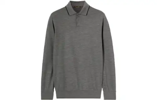 Loro Piana Polo Shirt Men's Light Grey