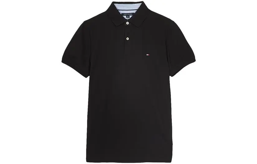 Tommy Hilfiger Polo Shirt Men's Black