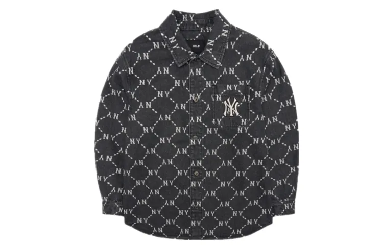 MLB Monogram Shirt Unisex Black
