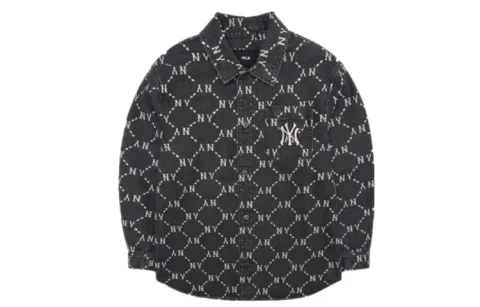 MLB Monogram Shirt Unisex Black