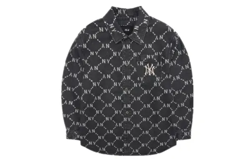 MLB Old Flower Shirt Unisex Black
