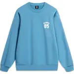 Li Ning Basketball Collection, Letter Crew Neck Comfortable And Breathable Versatile Loose Fit Fleece Lined Thermal