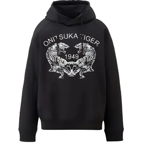 Onitsuka Tiger Sweatshirt Unisex Black