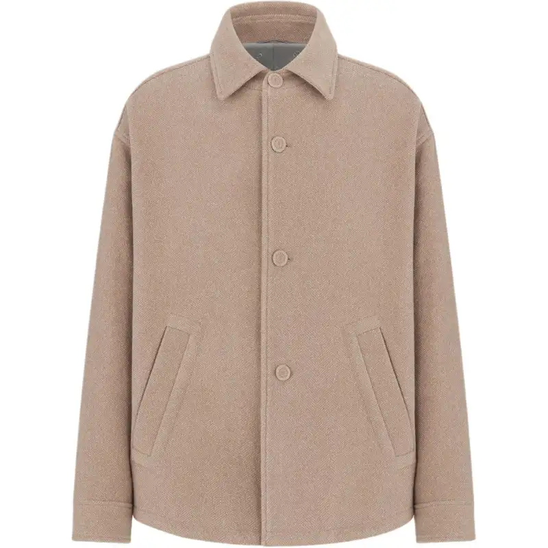 DIOR Shirts Men's Beige Pointed Collar Moderate Other