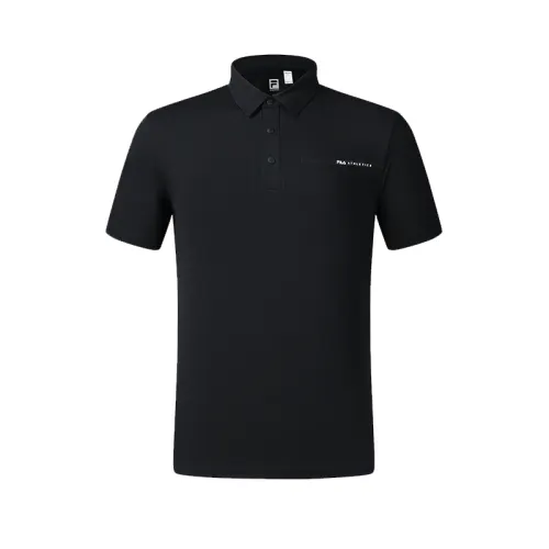 FILA Fitness Polo Shirt Men's Pitch Black
