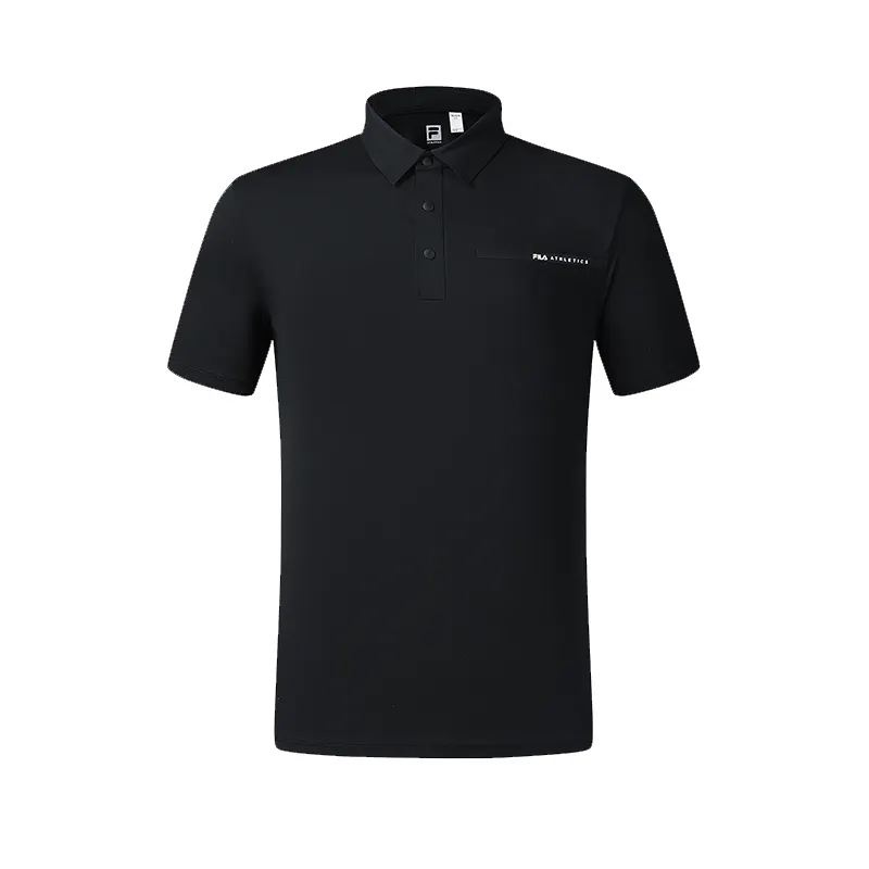 FILA Fitness Polo Shirt Men's Pitch Black